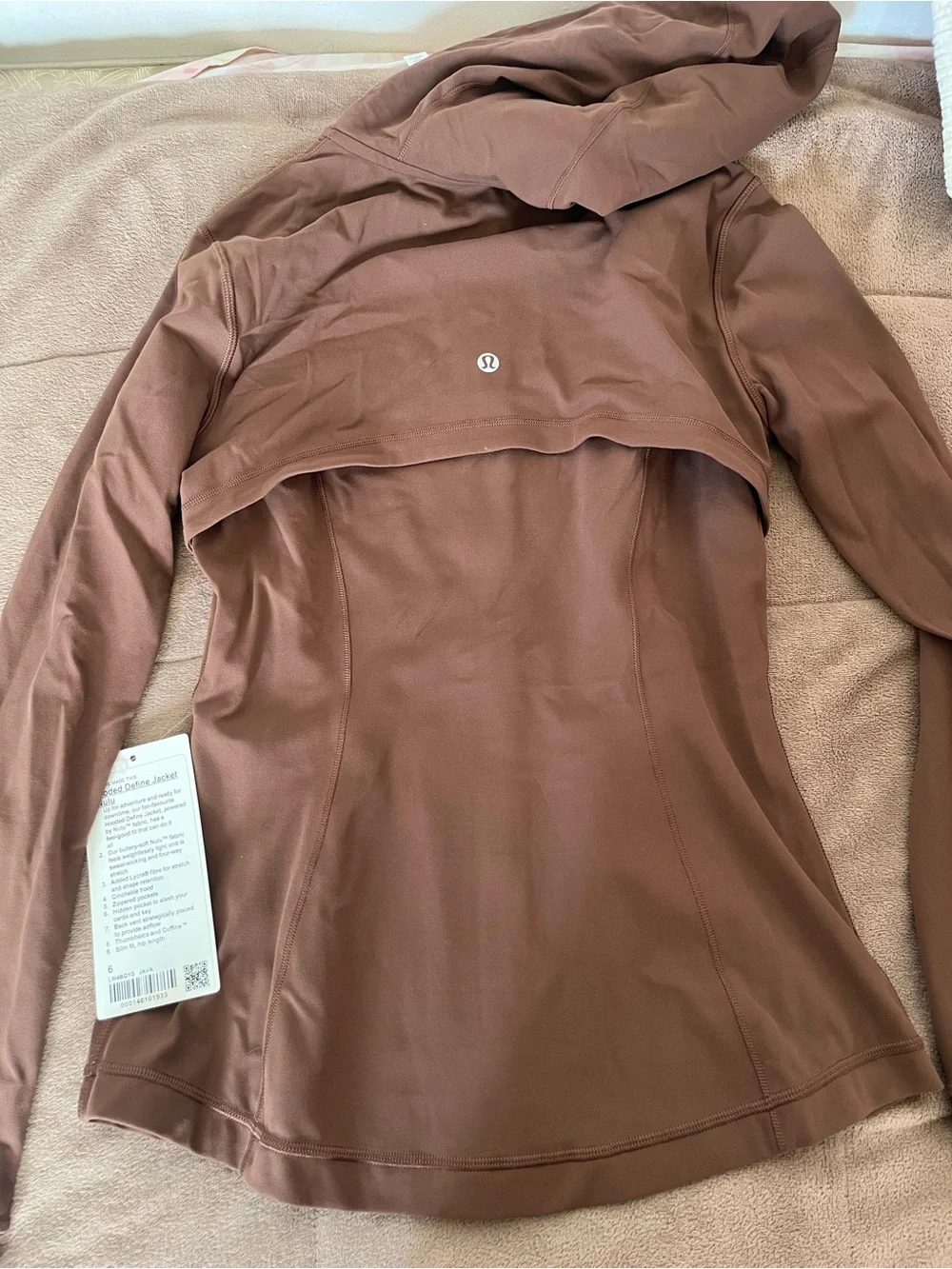 lululemon athletica Brown Hooded Full-Zip Jacket - Picture 4 of 4